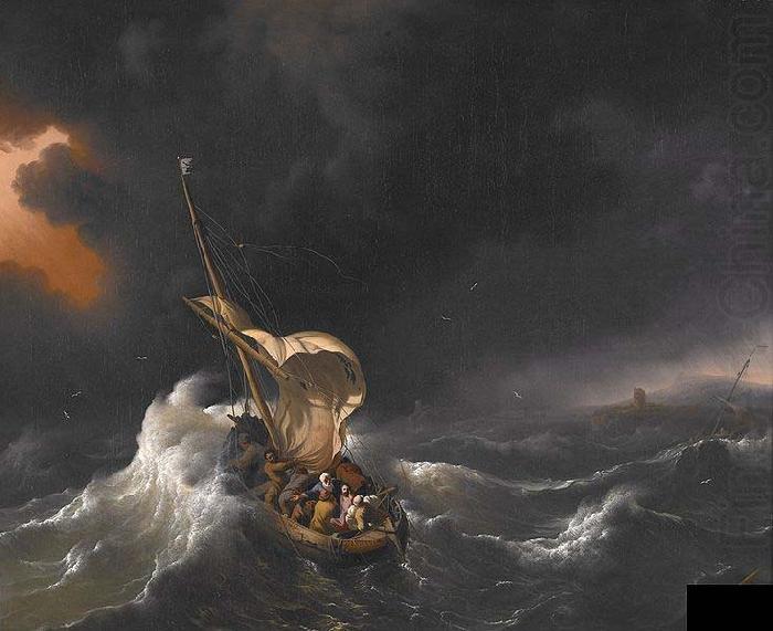 Ludolf Backhuysen Christ in the Storm on the Sea of Galilee china oil painting image